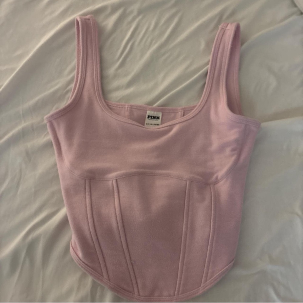 PINK corset tank
